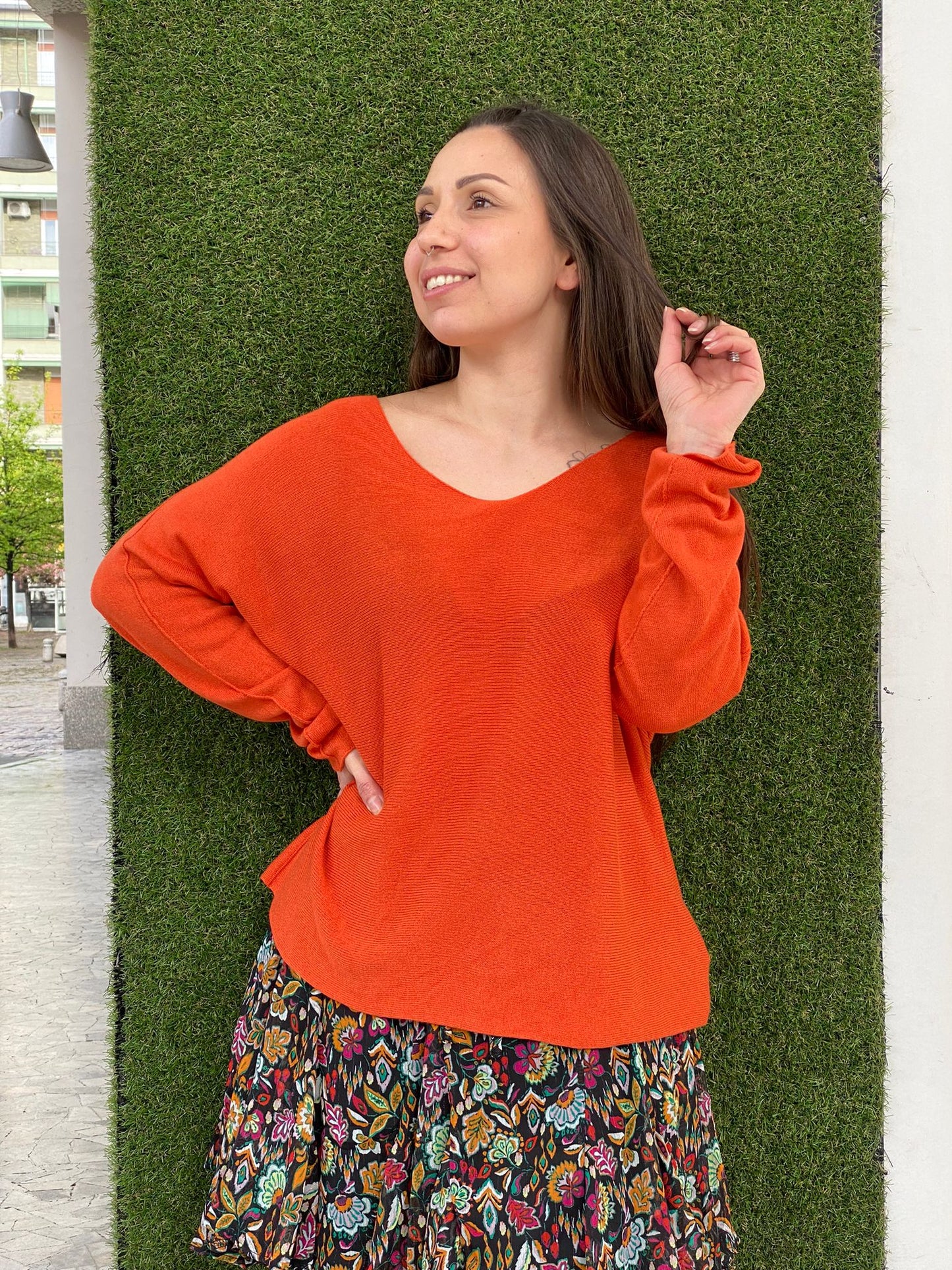 015 over shirt - RUST