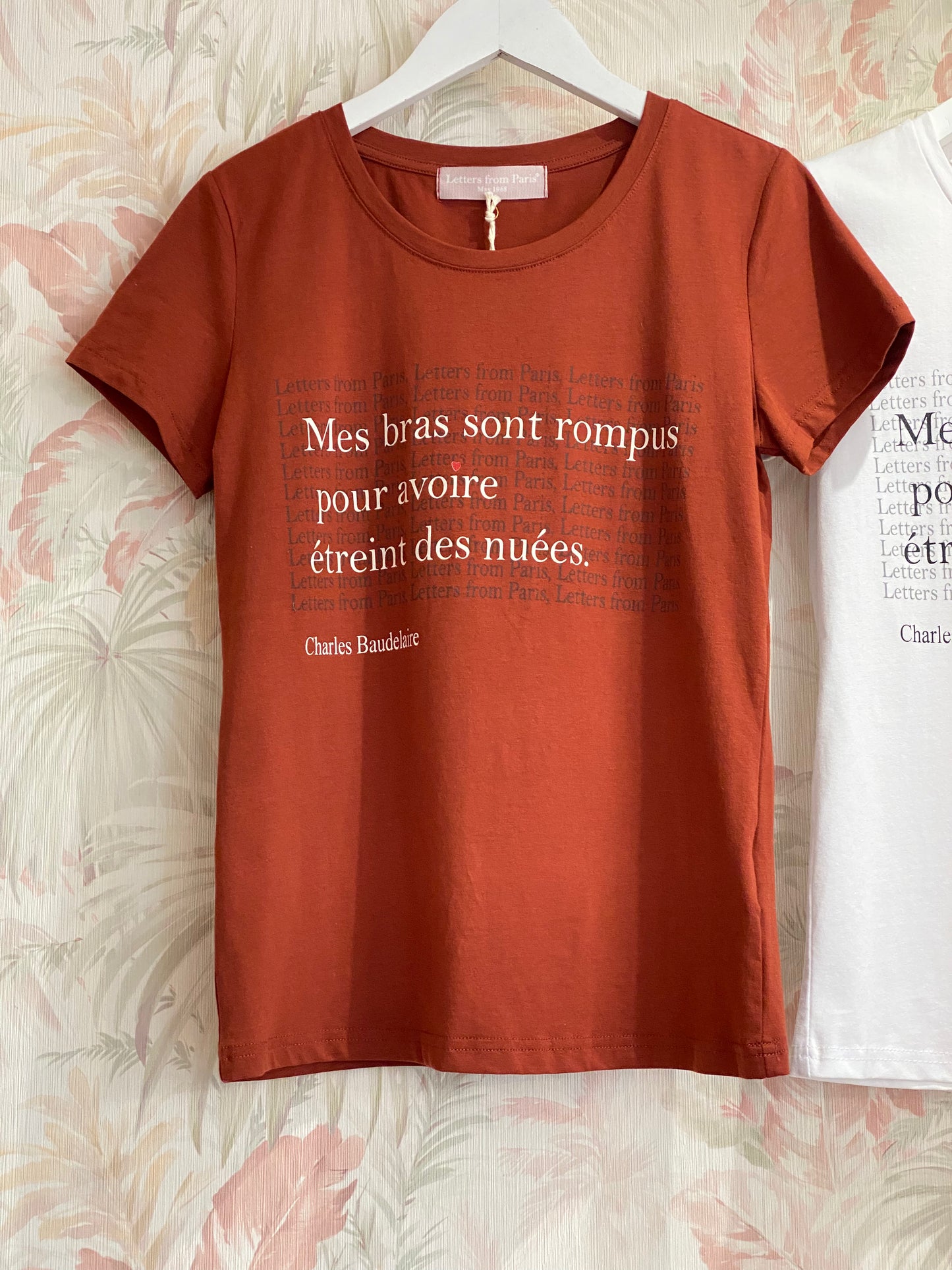 T-Shirt MES BRAS - MARRONE