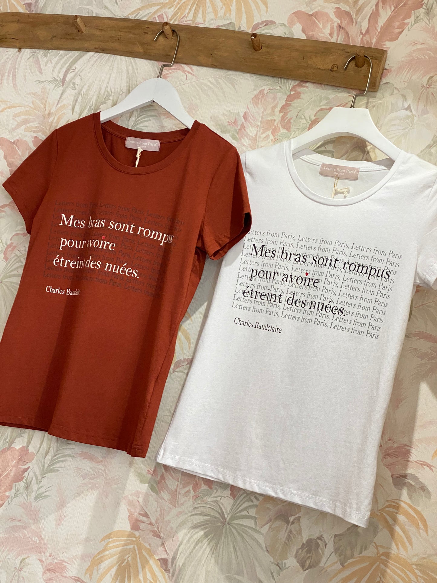 T-Shirt MES BRAS - MARRONE
