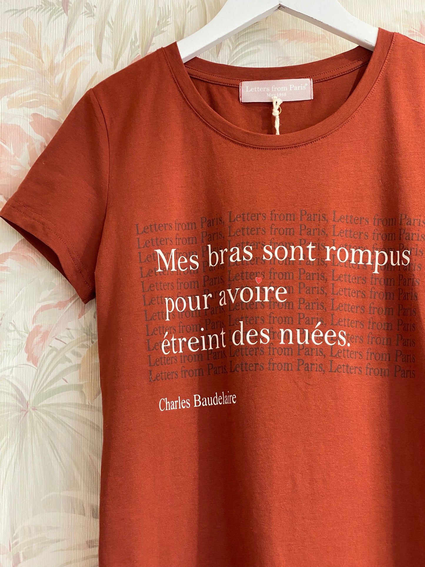 T-Shirt MES BRAS - MARRONE