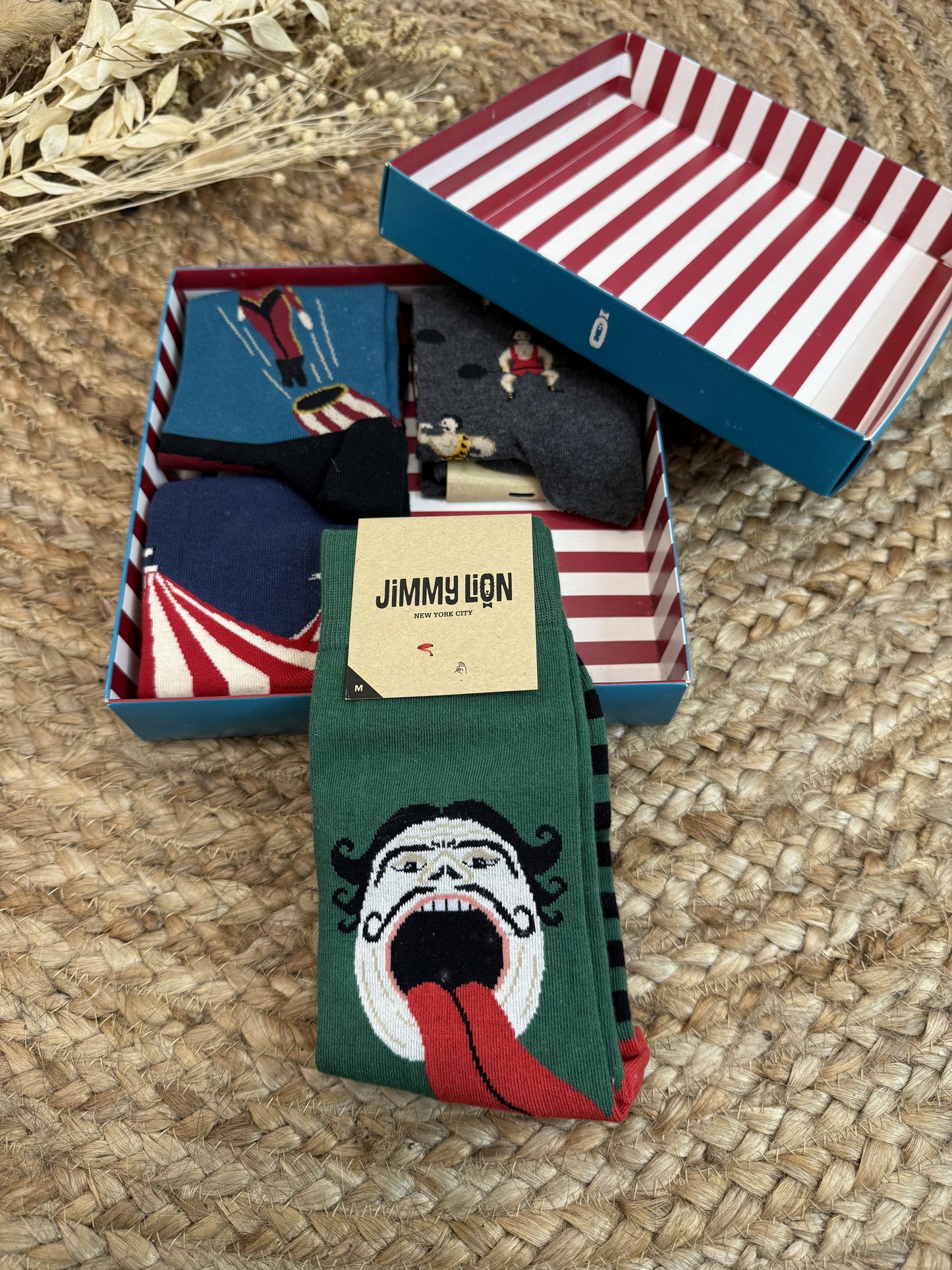 Box Calze Jimmy Lion Circus - Multicolor