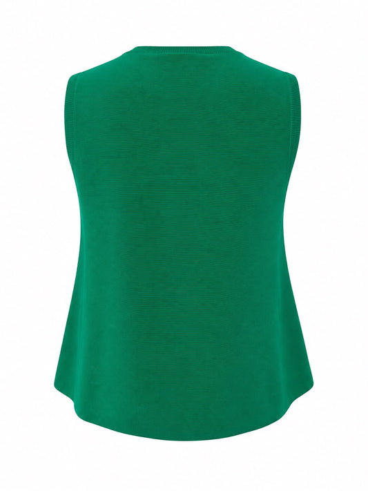 Canottiera svasata - VERDE