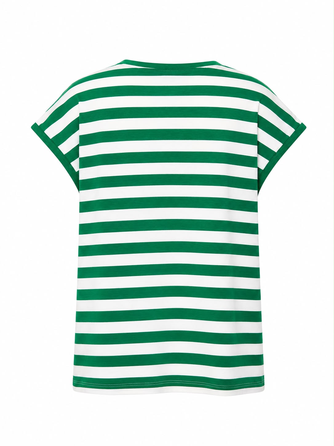 T-Shirt righe - VERDE