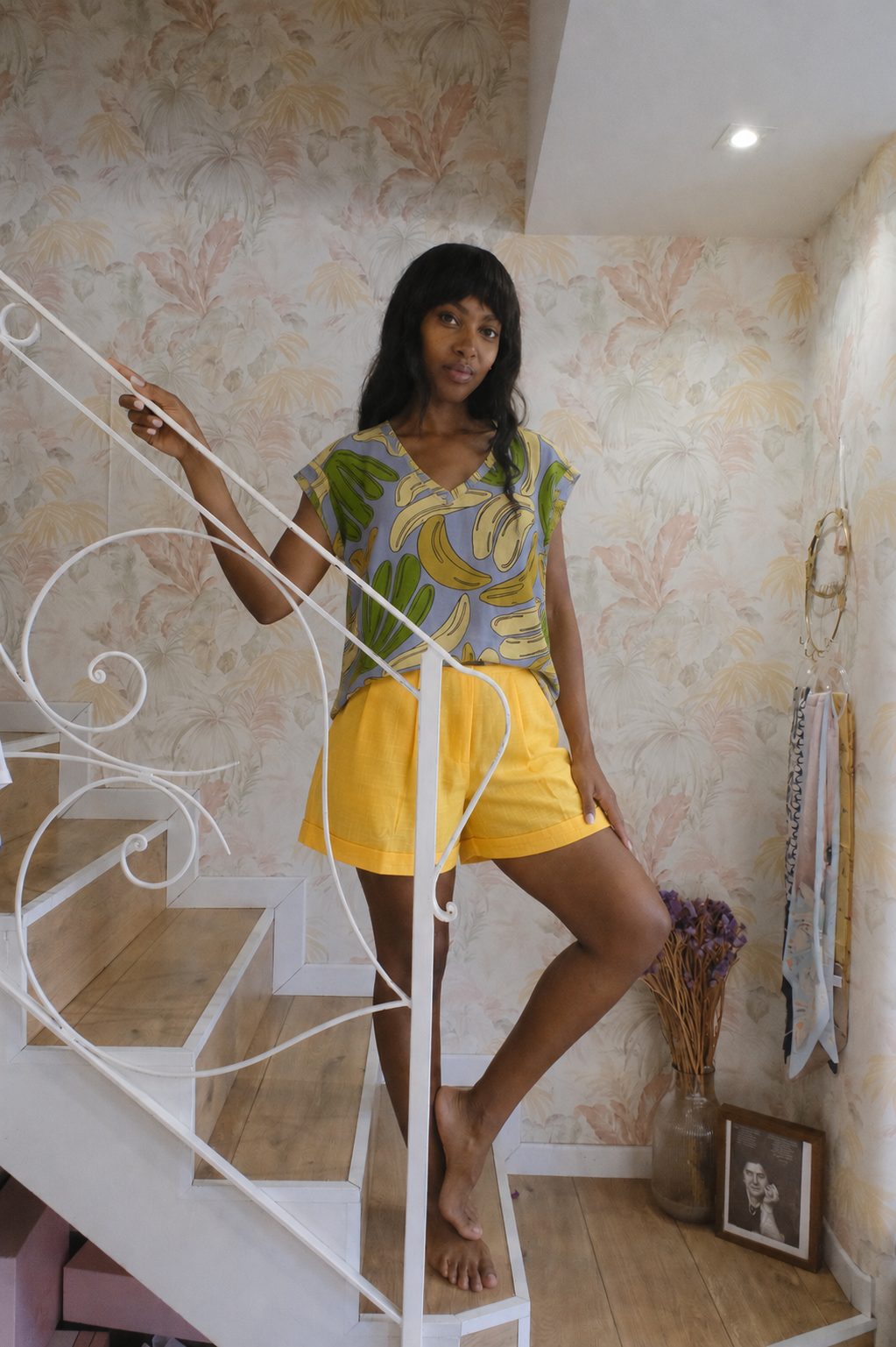 Shorts elastico - GIALLO