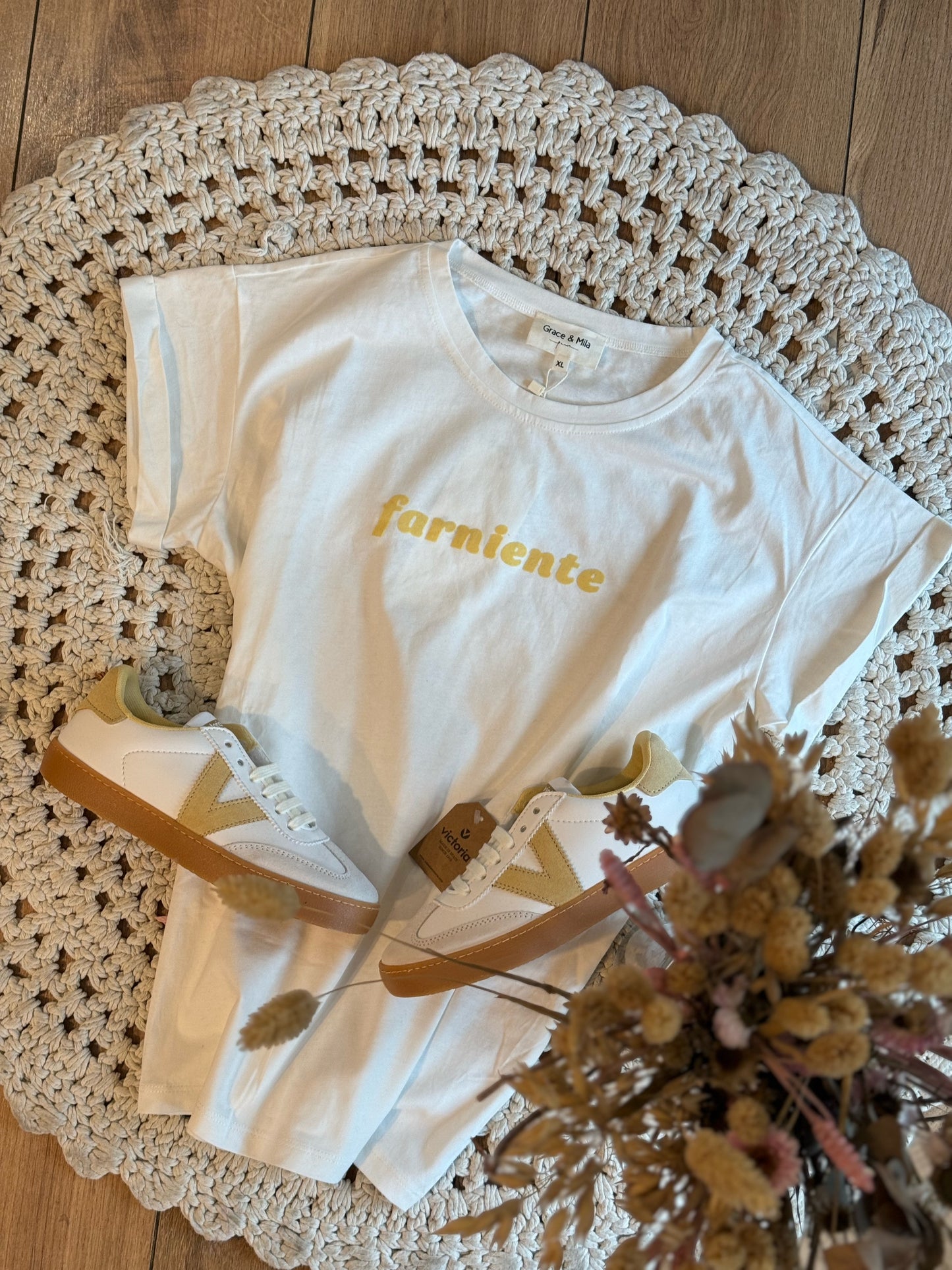 T-shirt Pomelo - BIANCO GIALLA