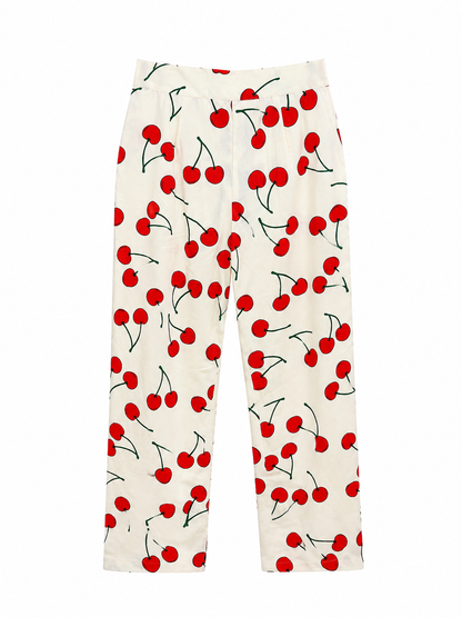 Pantalone ciliegie - PANNA