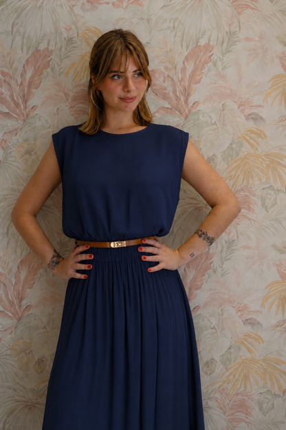 Completo top con gonna - BLU MARINE