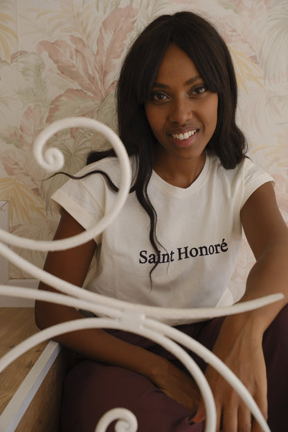 T-shirt stampa Saint Honoré - BURRO