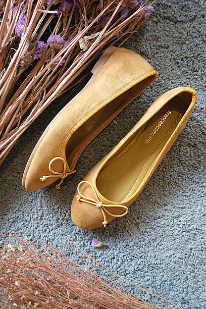 Ballerine C0301SE camoscio - SENAPE