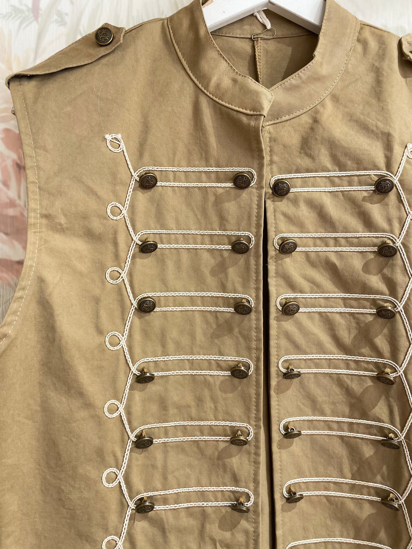 Jacket smanicato - BEIGE