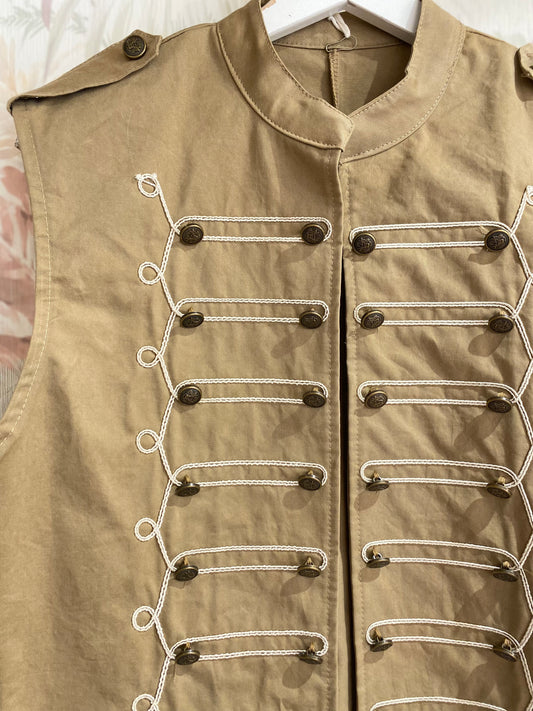 Jacket smanicato - BEIGE