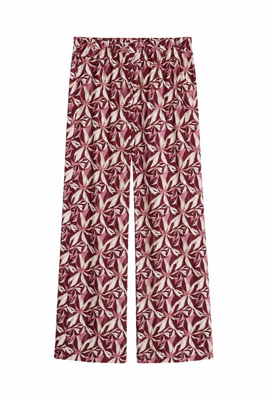 Pantalone fantasia - BORDEAUX