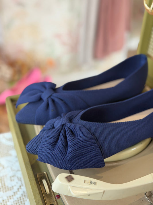 Ballerina fiocco - BLU NAVY