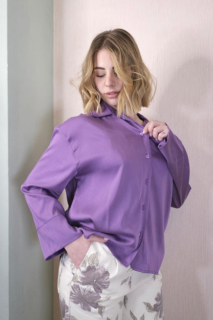 Camicia GO2097 - VIOLA