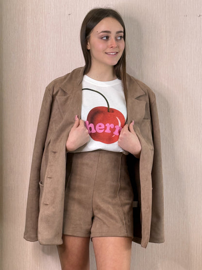 Blazer 11046 Effetto Sued - SABBIA