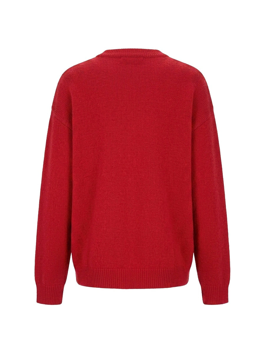 Maglione pensando al Natale - ROSSO