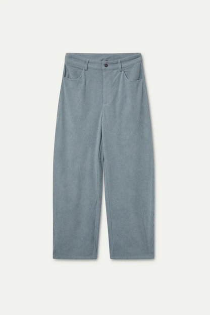 Pantalone a costine - AZZURRO