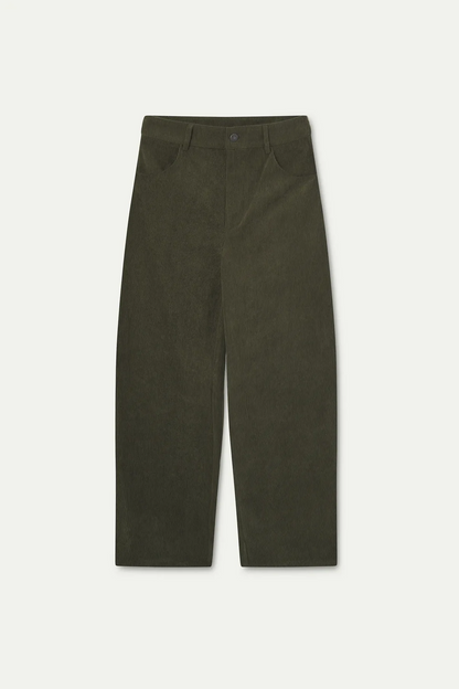 Pantalone a costine - VERDE MILITARE