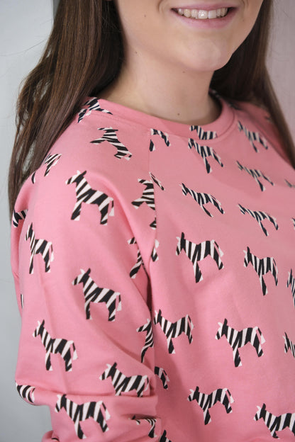 Felpa 51C/42000 zebre - ROSA