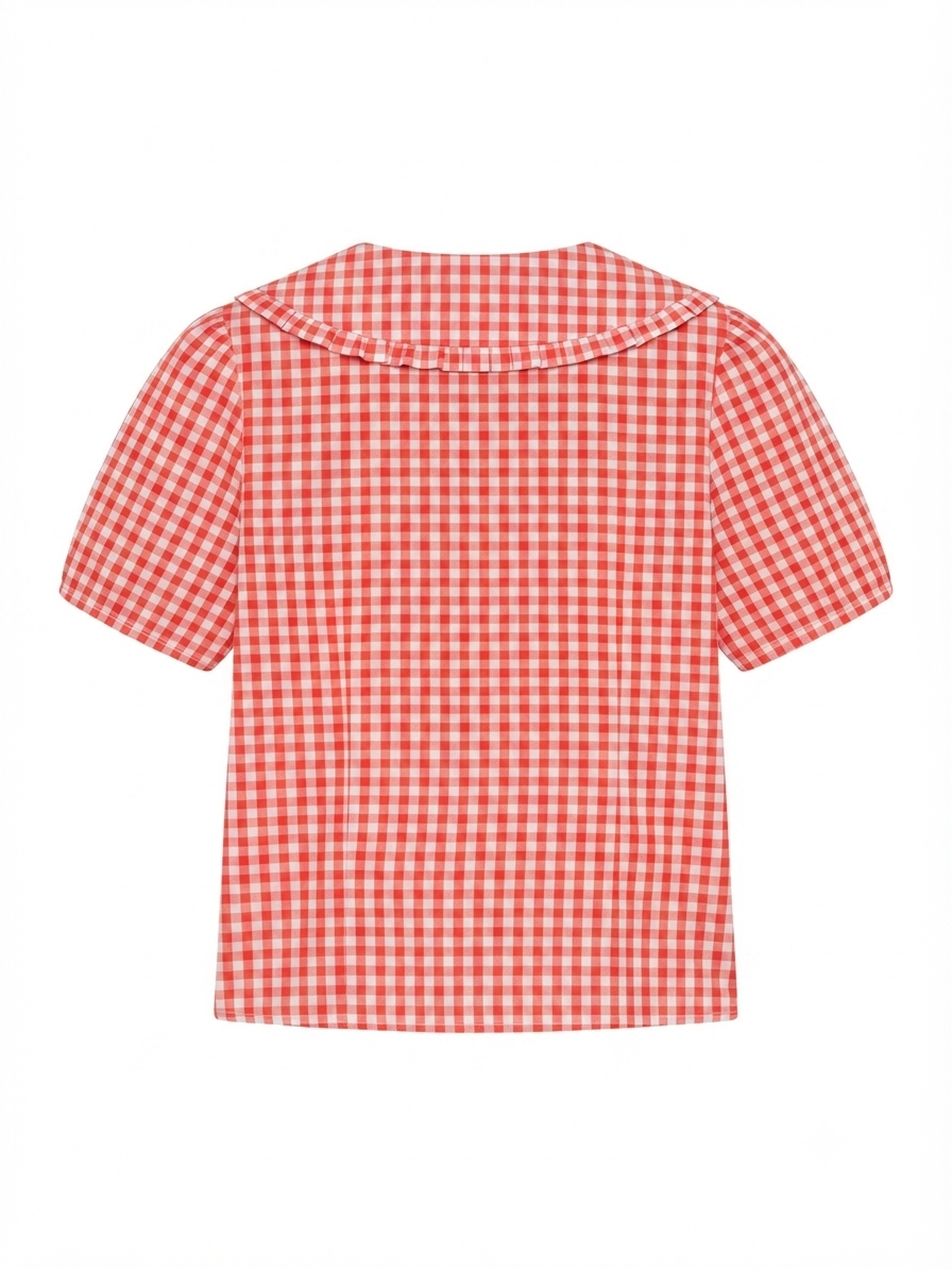 Camicia a quadretti - ROSSO