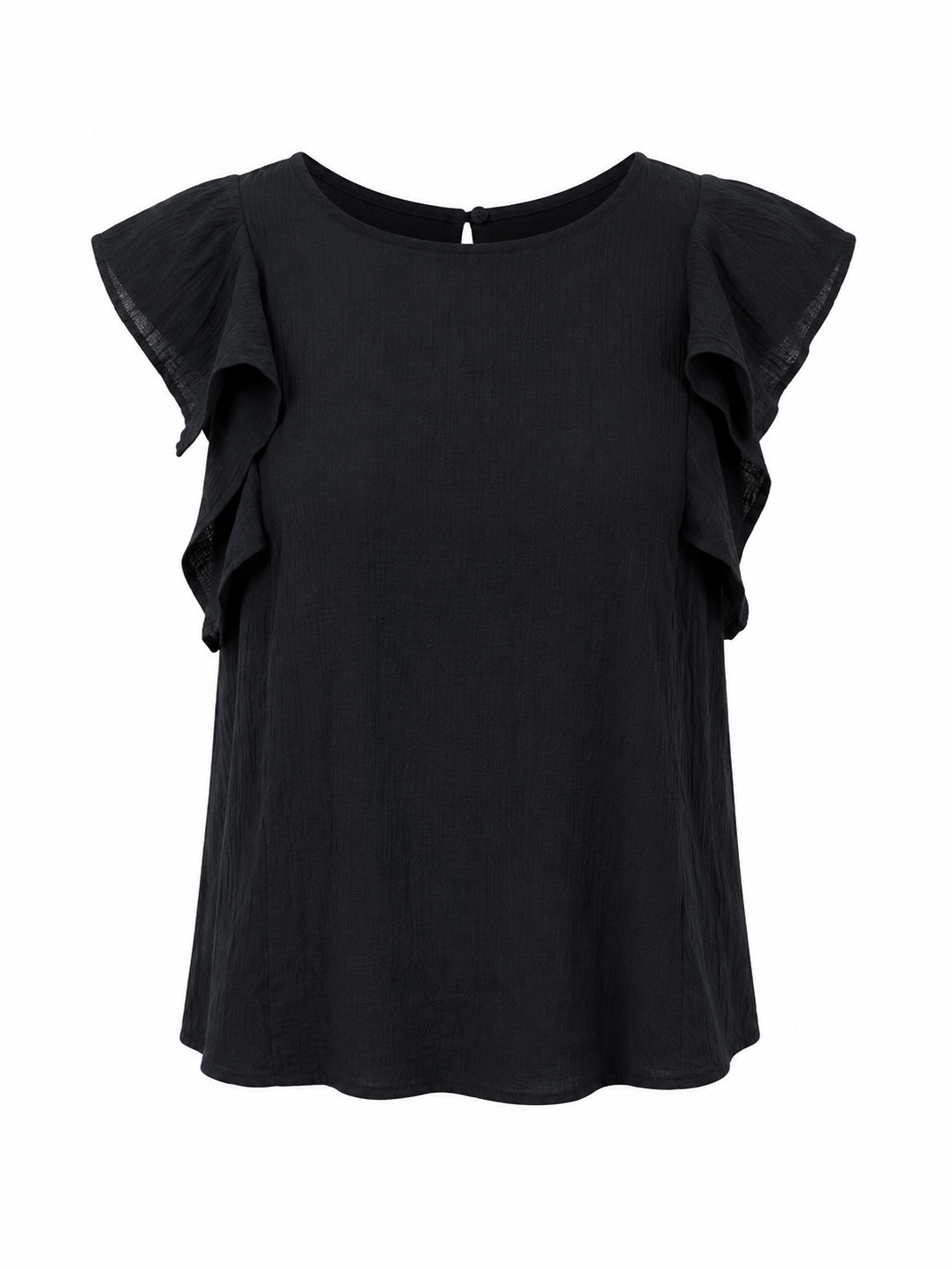 Blusa voulant - NERO