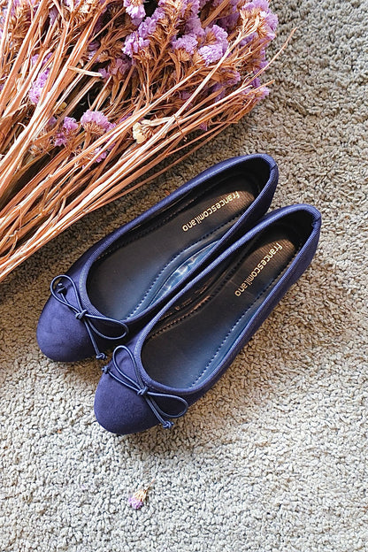 Ballerine C0301CBN camoscio - BLUE NAVY