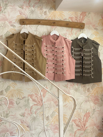 Jacket smanicato - BEIGE