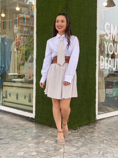 Suit G0782 Tie - WHITE