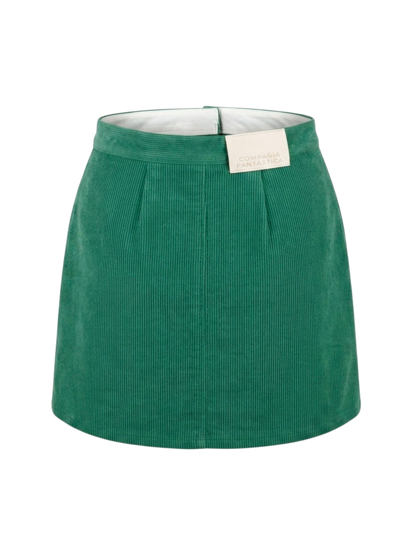 Gonna velluto a coste - VERDE