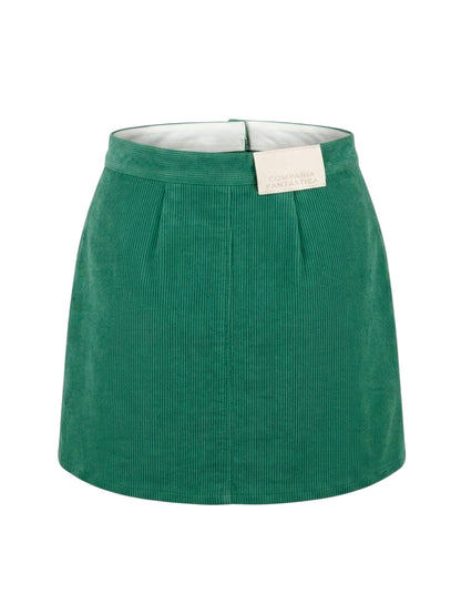 Gonna velluto a coste - VERDE