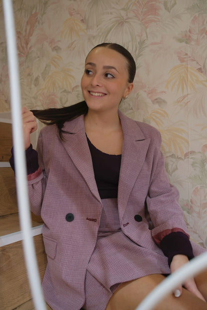 Gonna a quadri - VIOLET