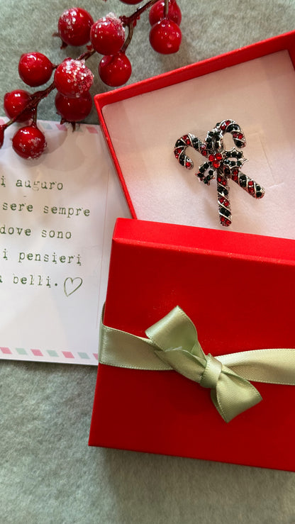 Spilla Stecco Zucchero - ARGENTO