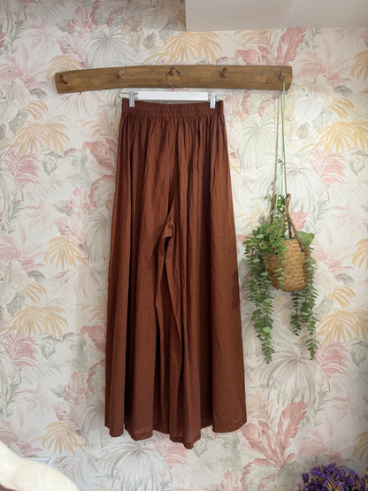 Pantalone gamba larga - RUGGINE