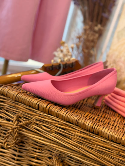 Decolletè Tessuto - FUCSIA