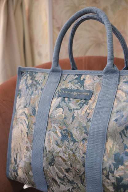 WEEKEND pattern bag - LIGHT BLUE