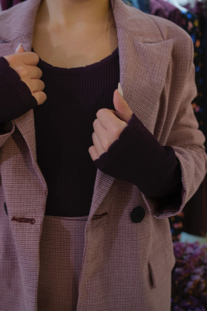 Giacca a quadri - VIOLET