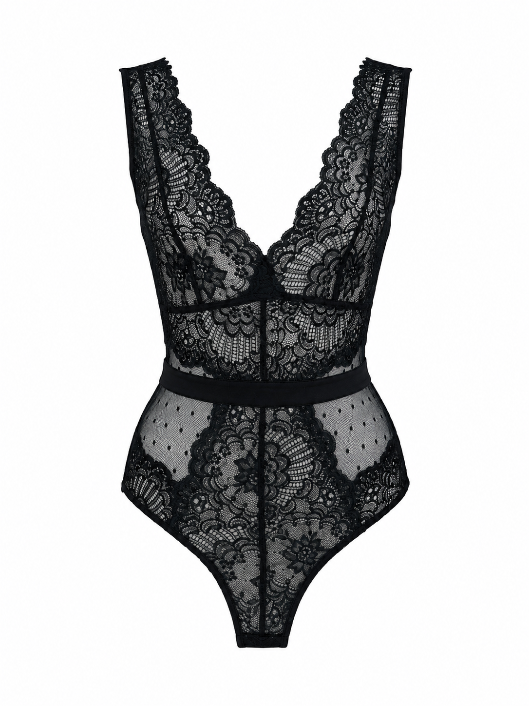 Body pizzo - NERO