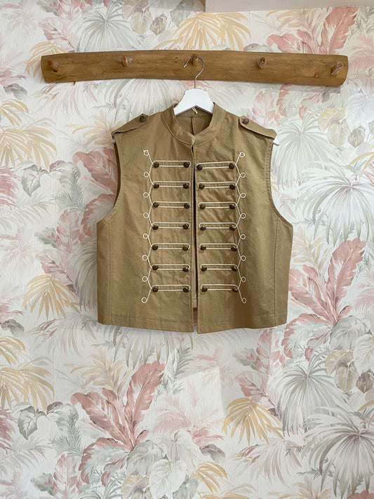 Jacket smanicato - BEIGE