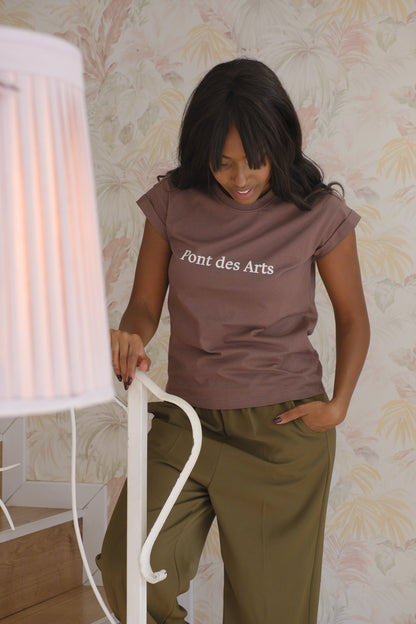 T-shirt stampa Pont des Arts - FANGO