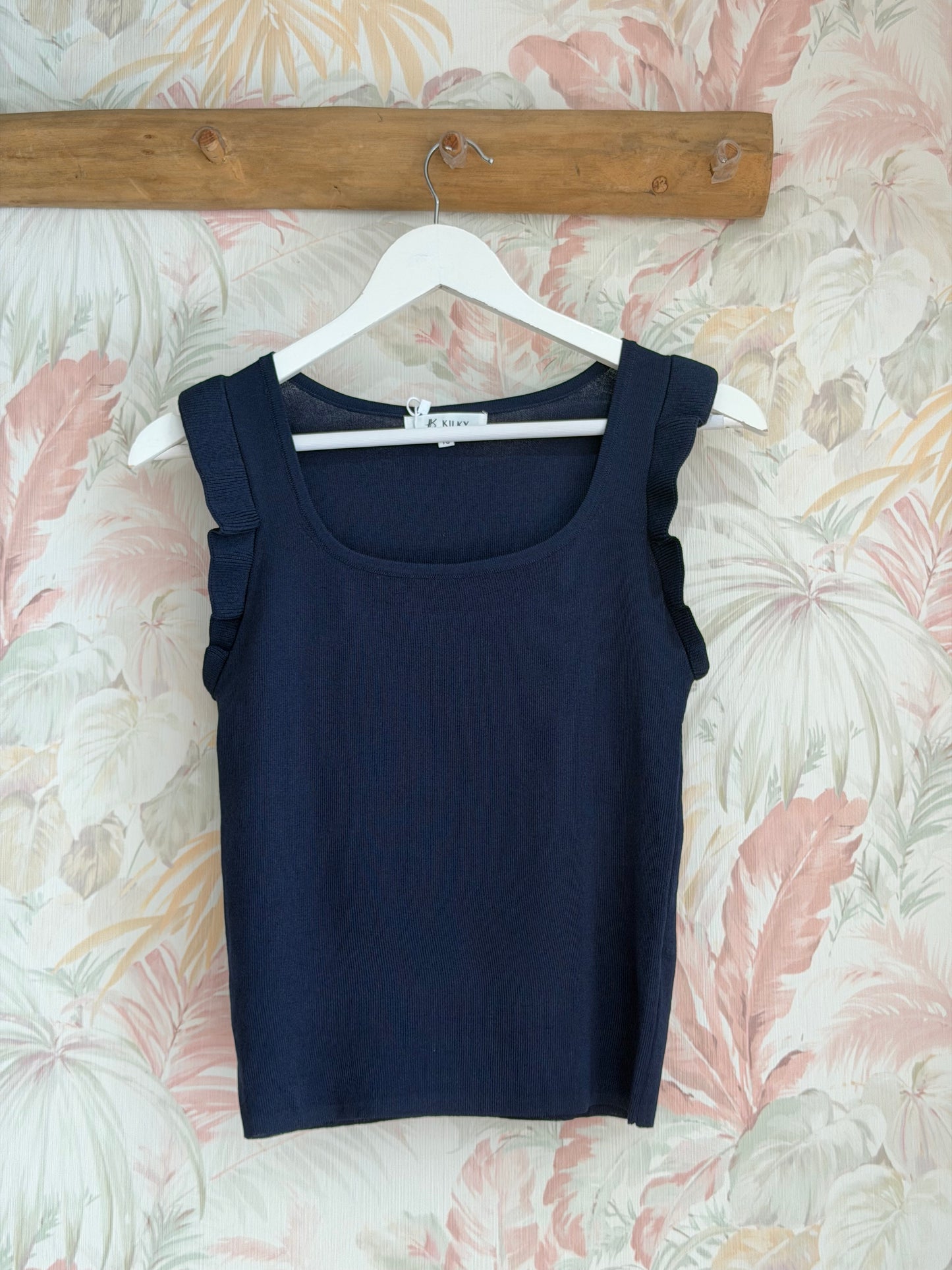 Top YP1388 tinta unita - BLUE