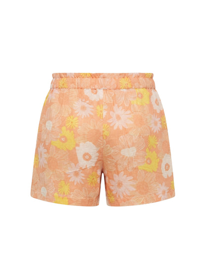 Shorts floreale - SALMONE