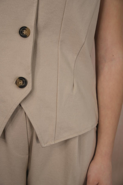 Gilet 009 basic - BEIGE