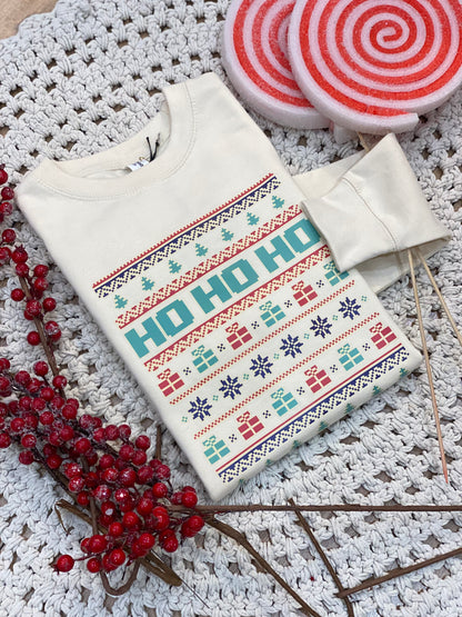 Felpa NOEL HOHOHO unisex - BURRO