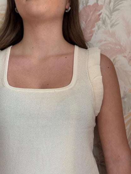 Top YP1388 tinta unita - BEIGE