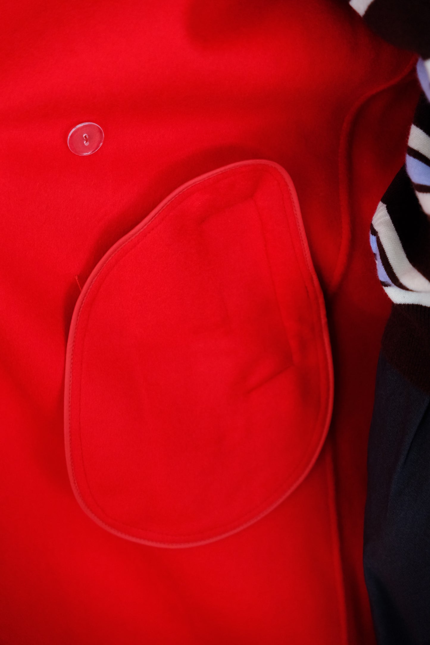 Cappotto lana - ROSSO