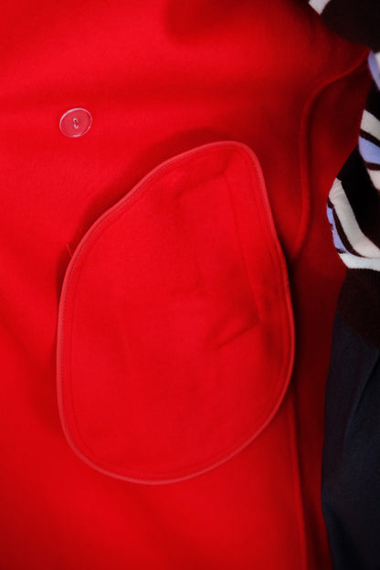 Cappotto lana - ROSSO