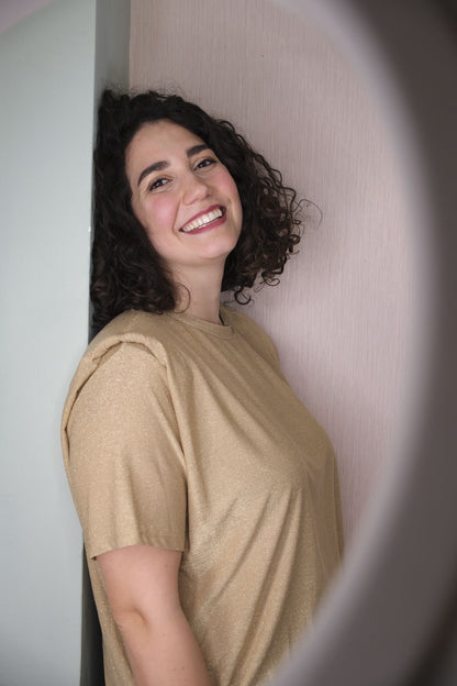 Blusa Rivena Lurex - GOLD