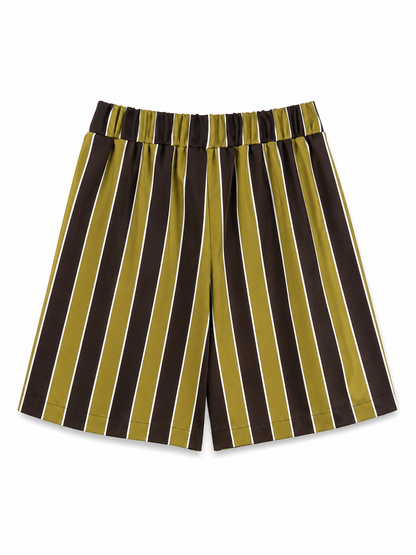 Shorts righe - VERDE ACIDO