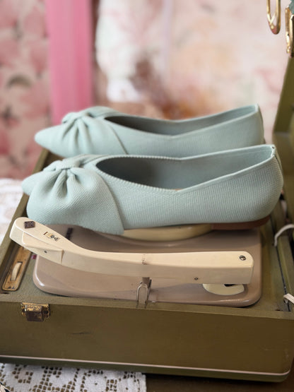 Ballerina fiocco - VERDE SALVIA