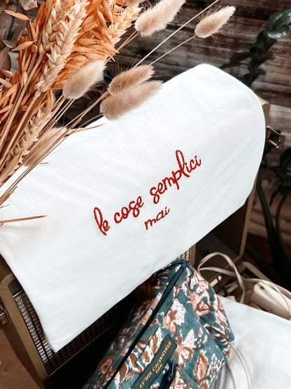 T-shirt V0702 the simple things never - WHITE/red